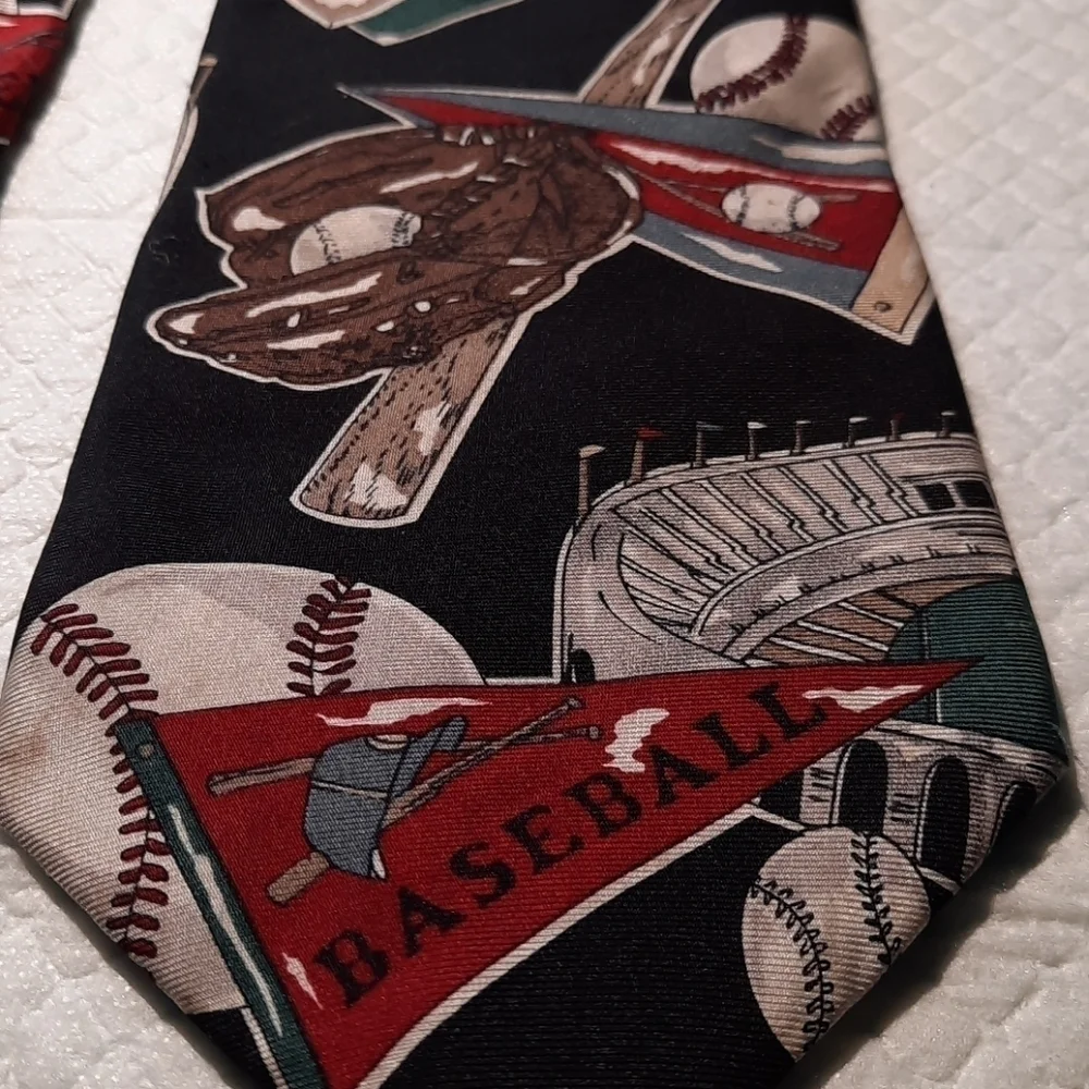 Men's American Sports Baseball Tie